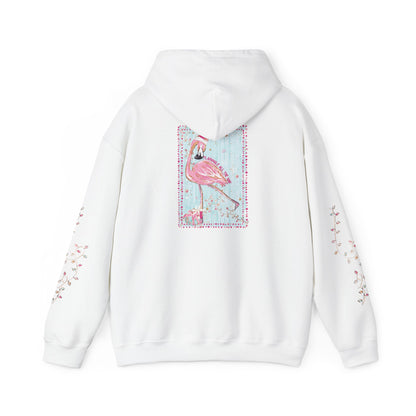 Flamingo Flamingle All The Way Hoodie - Gildan