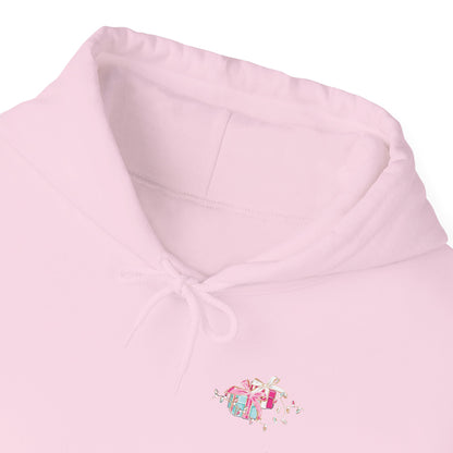 Flamingo Flamingle All The Way Hoodie - Gildan