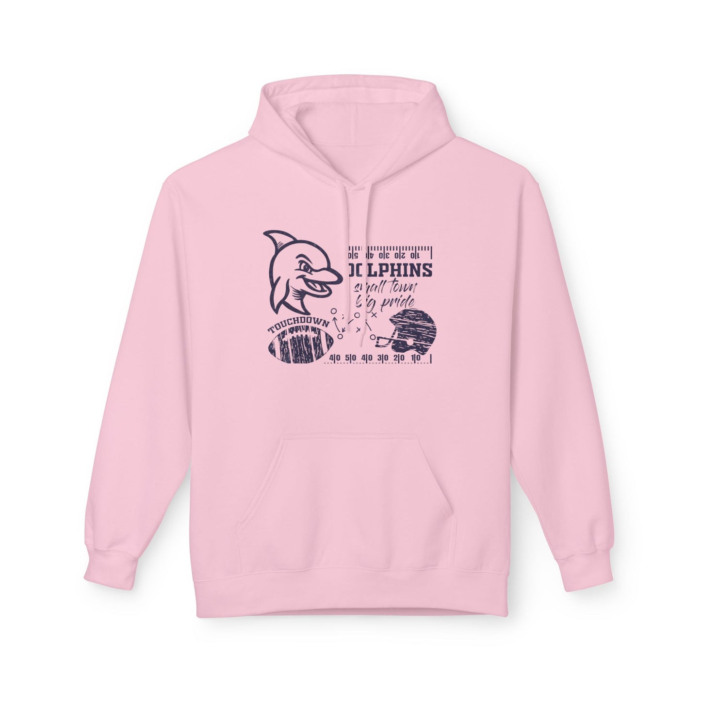 Dolphin Football Hoodie - Gildan