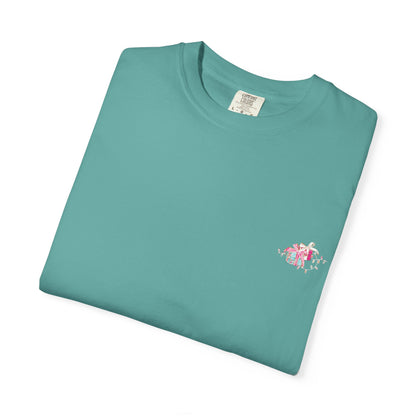 Flamingo Flamingle All the Way Christmas Tee - Comfort Colors