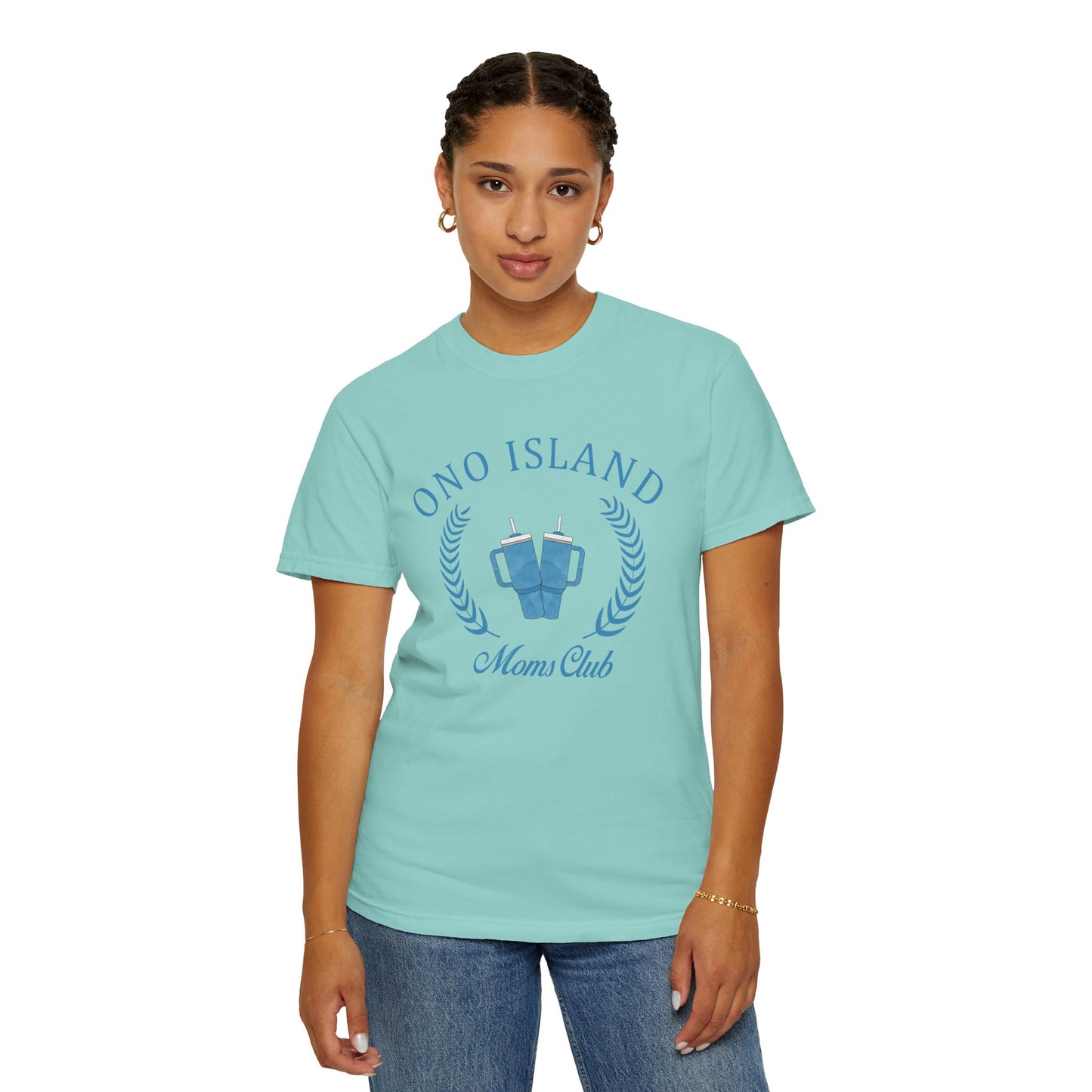 Ono Moms Club Blue Cups - Comfort Colors