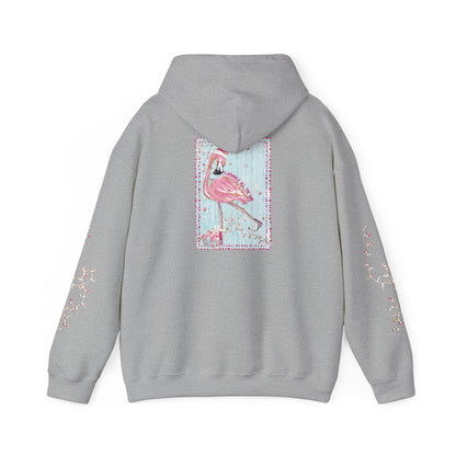 Flamingo Flamingle All The Way Hoodie - Gildan