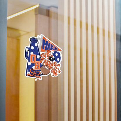 Makos Football Spirit Vinyl Decals