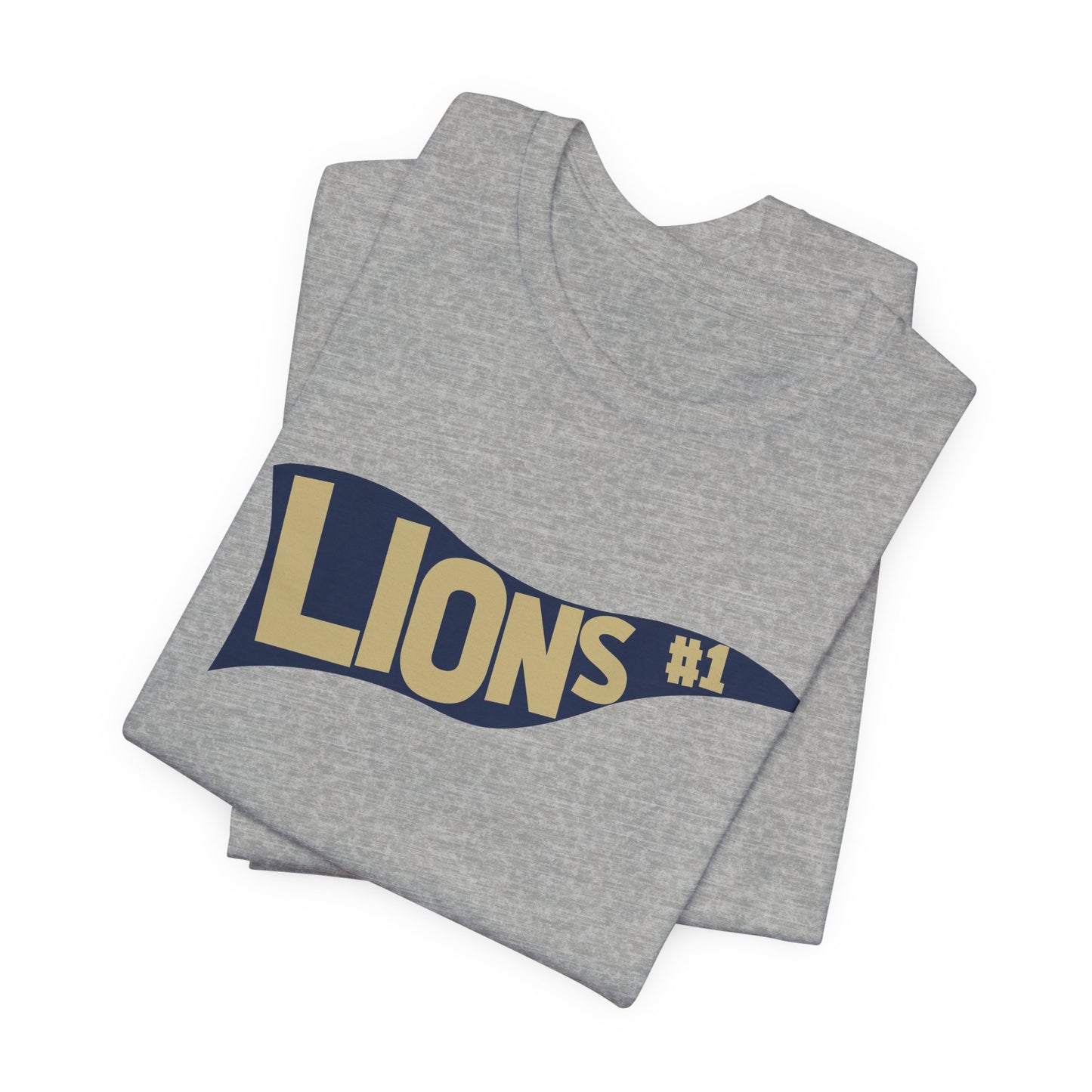 Adult #1 Lions Unisex Jersey Tee - Bella Canvas
