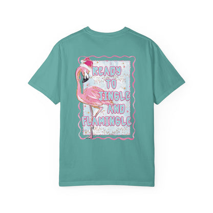 Flamingo Ready to Jingle & Flamingle - Comfort Colors