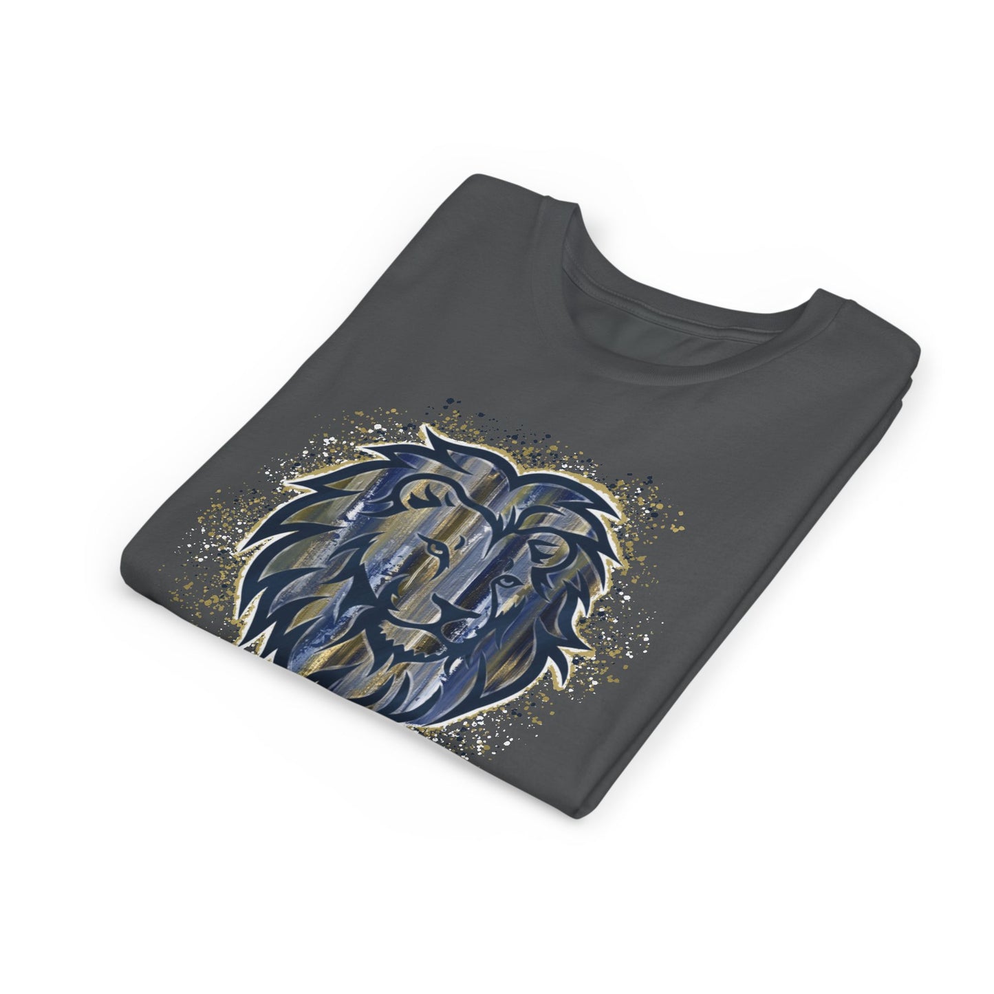 Youth Lions Custom Painted T