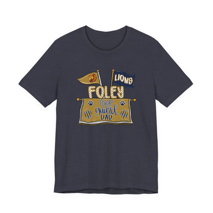 Adult Lions Color Guard Dad Tee - Bella Canvas