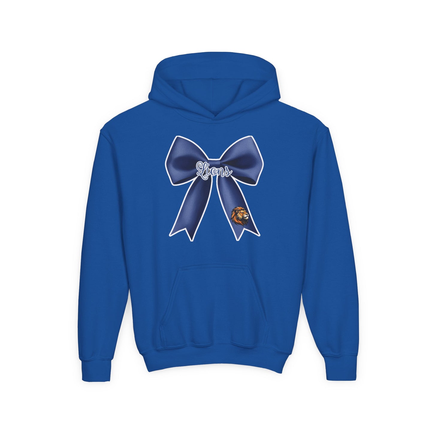 Youth Lions Ribbon Hoodie