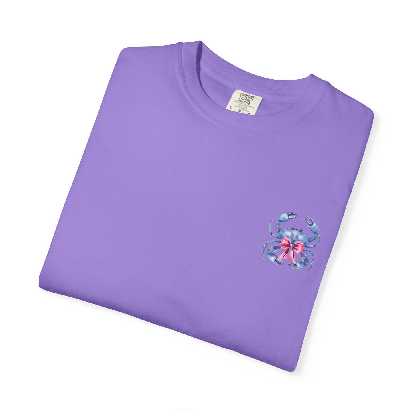 Adult Ono Island Preppy Crab Tee - Comfort Colors