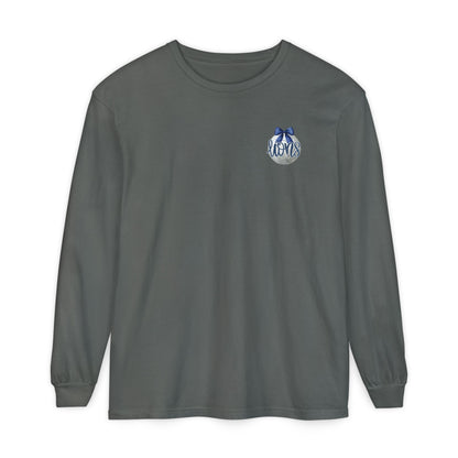 Foley Lions Volleyball Mom Long Sleeve T-Shirt- Comfort Colors