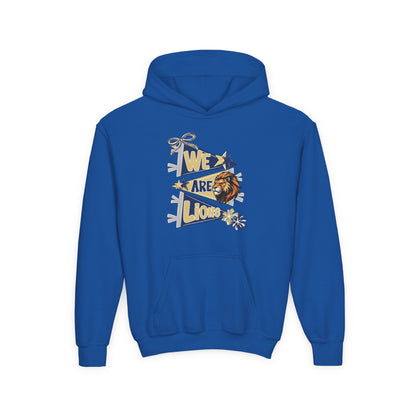 Youth We Are Lions Pennant Hoodie