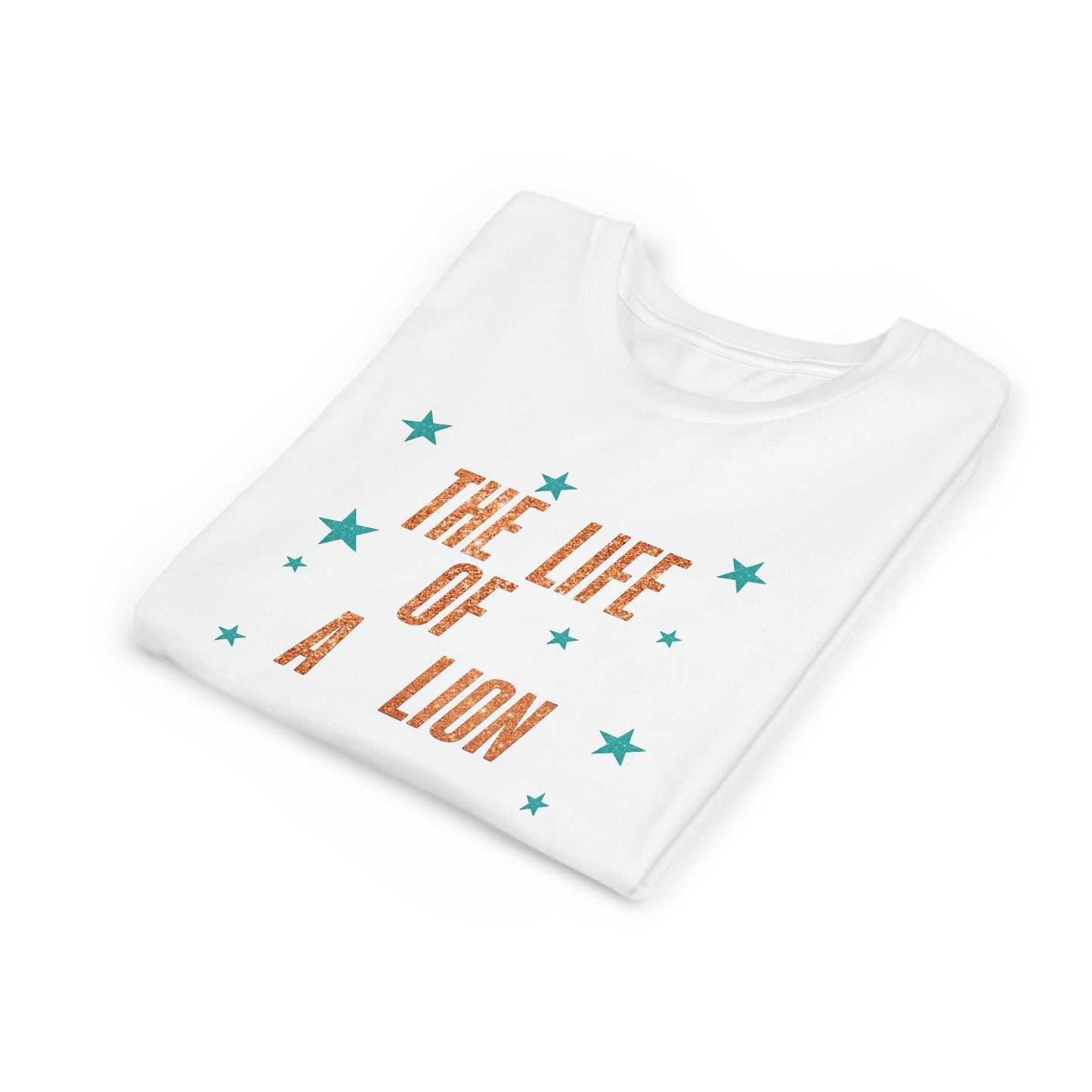 Life of a Lion Faux Glitter - Bella Canvas