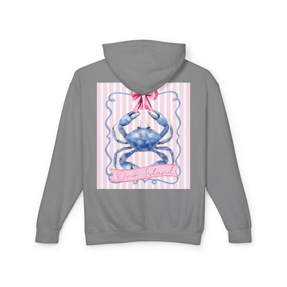 Adult Ono Island Preppy Crab Hoodie Comfort Colors