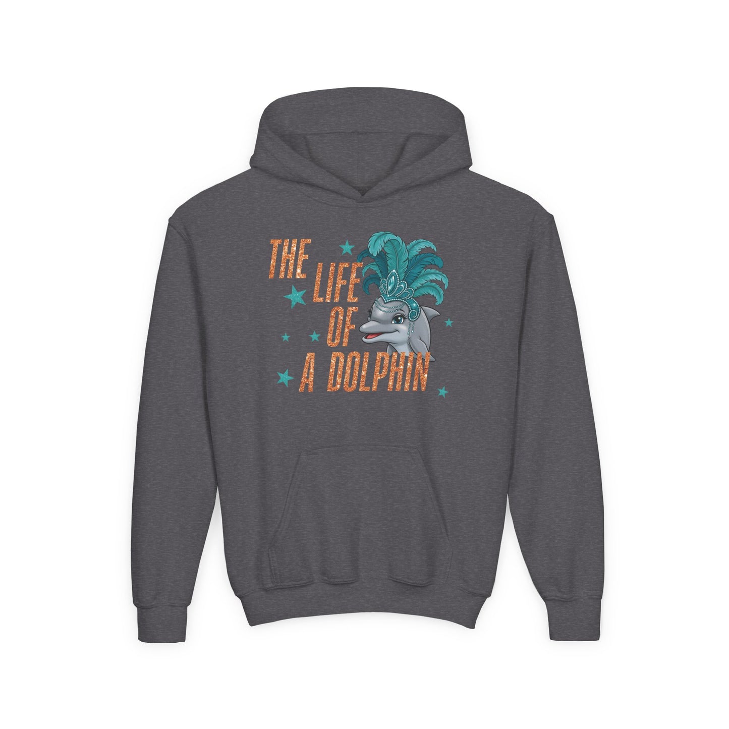 Life of a Dolphin Faux Glitter - Gildan