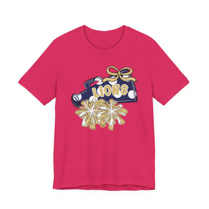 Lions Cheer Spirit Tee - Bella Canvas