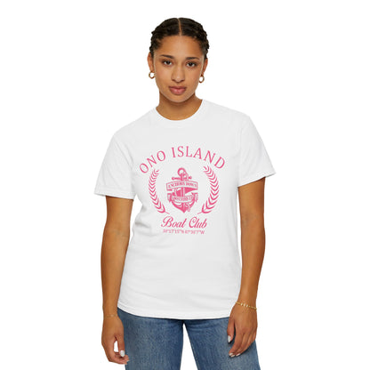 Ono Island Pink Boat Club - Comfort Colors