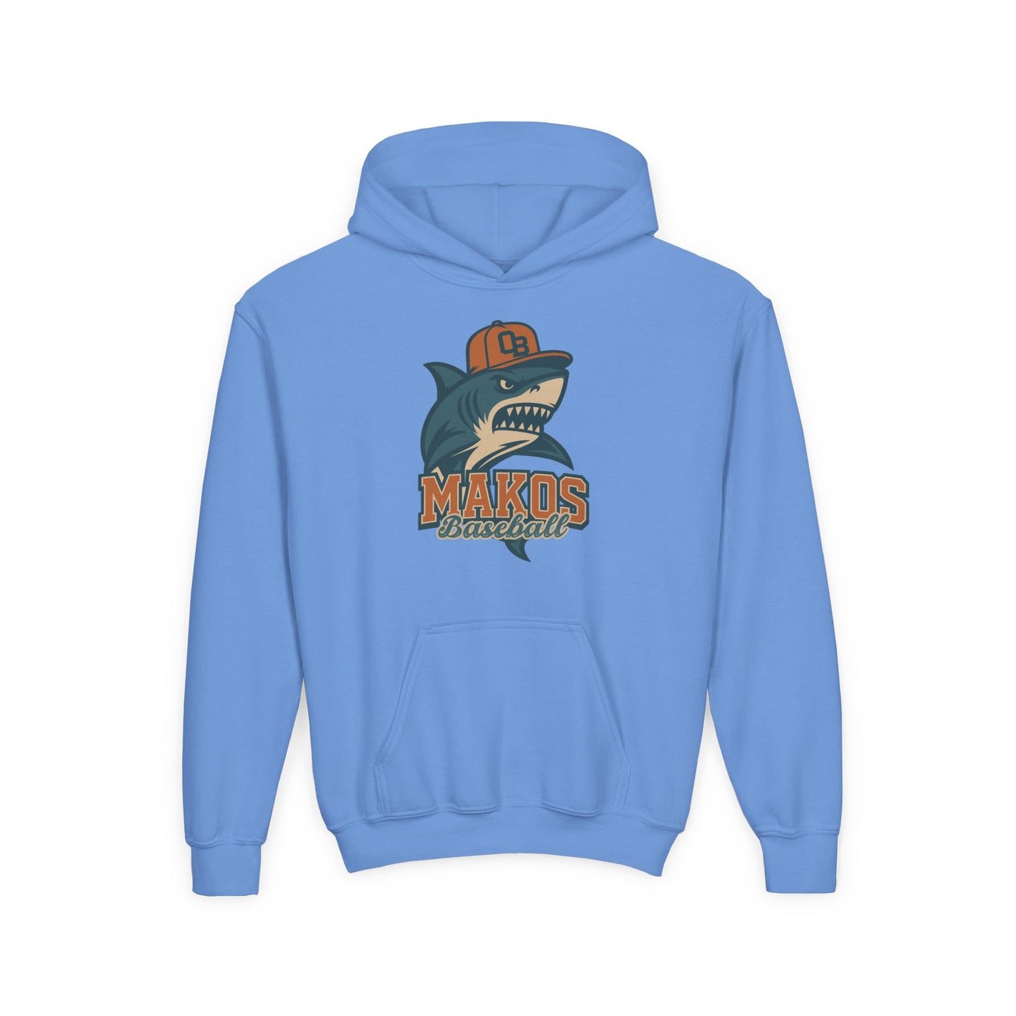 Makos Youth Baseball Hoodie - Gildan
