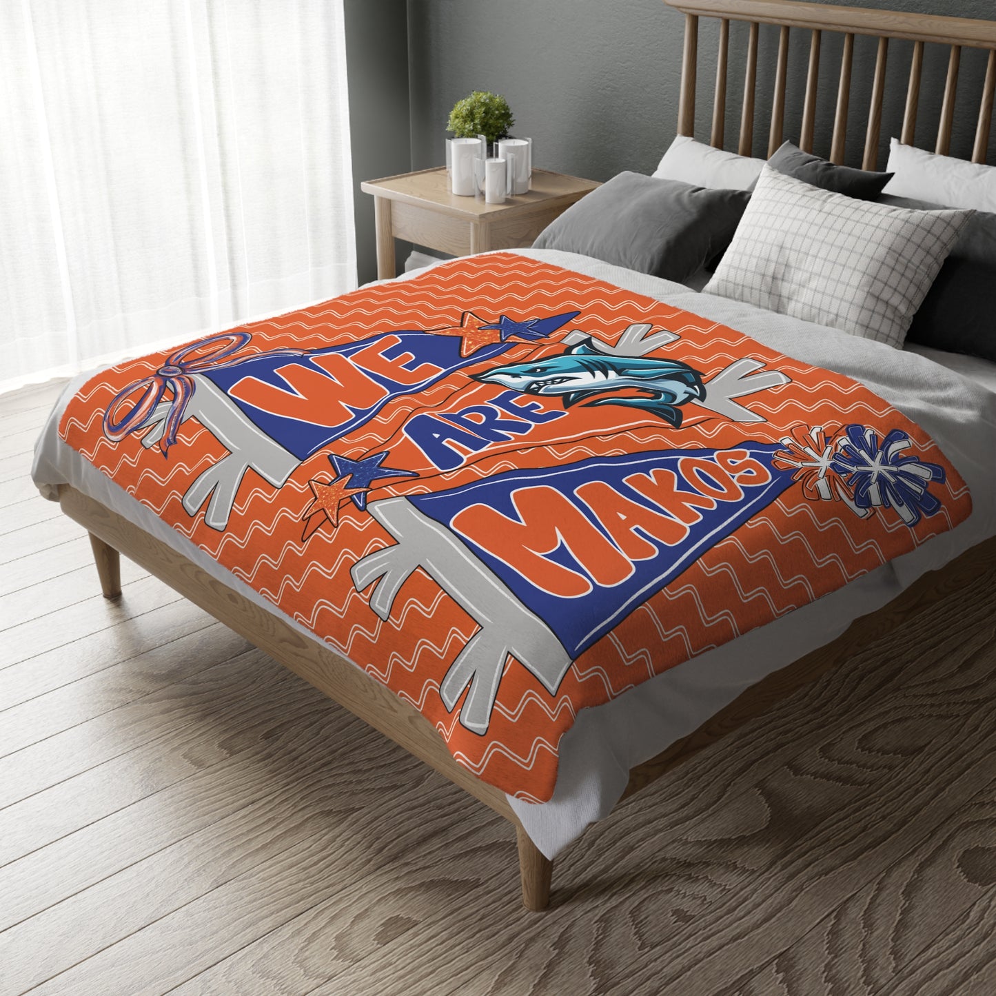 We Are Makos 2 Sided Plush Blanket