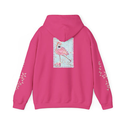 Flamingo Flamingle All The Way Hoodie - Gildan