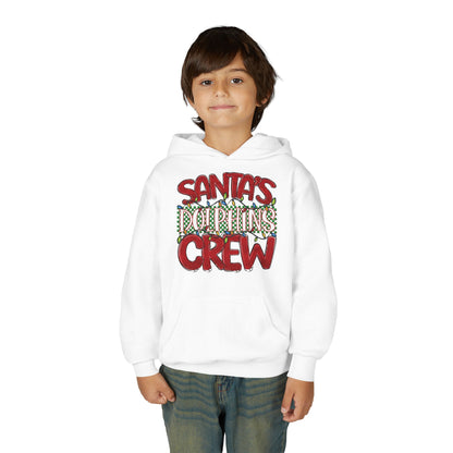 Santa's Dolphins Crew Youth Hoodie