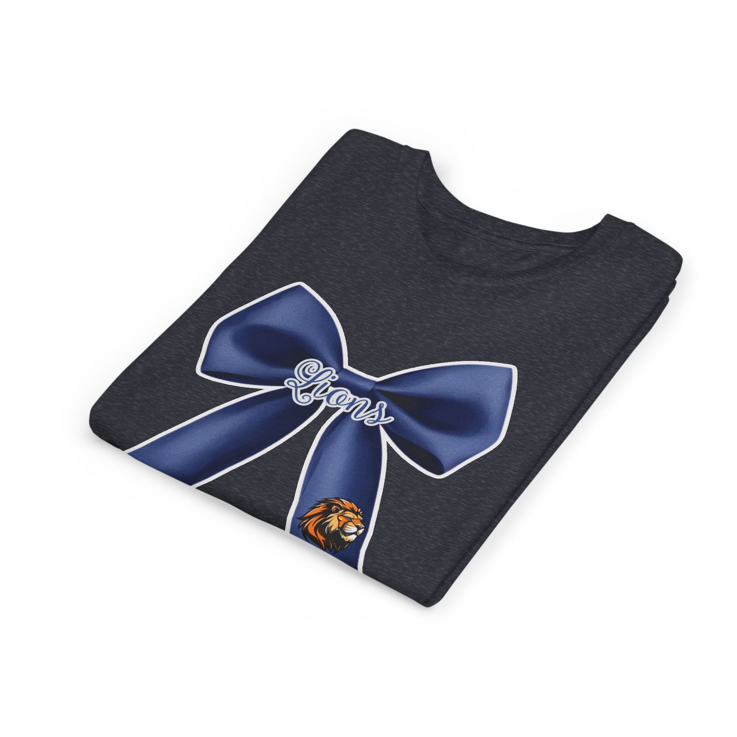 Youth Lions Navy Coquette Bow