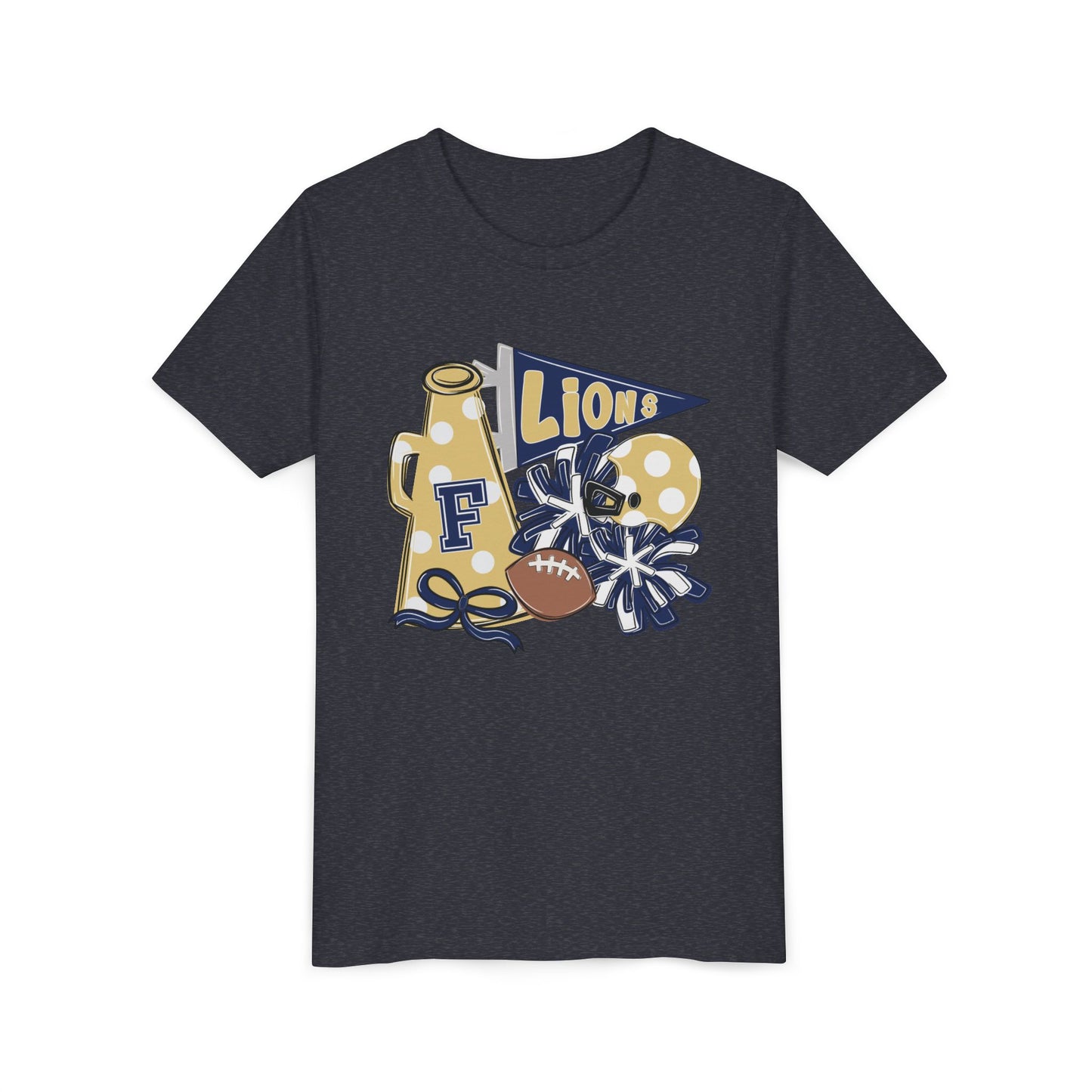 Youth Lions Spirit Football Tee