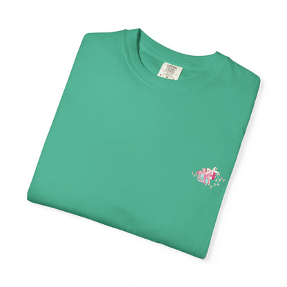 Flamingo Flamingle All the Way Christmas Tee - Comfort Colors