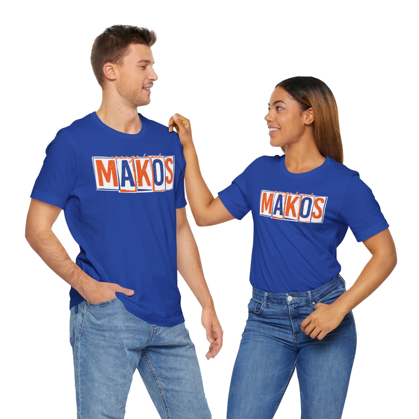 Adult Makos Block Tee - Bella Canvas