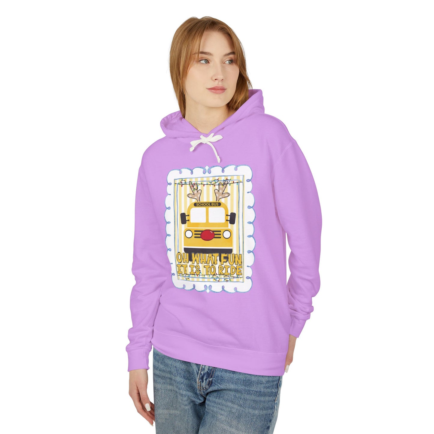 Christmas Bus Driver Hoodie -  Comfort Colors