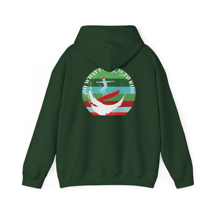 Adult Christmas Surf Hoodie - Gildan
