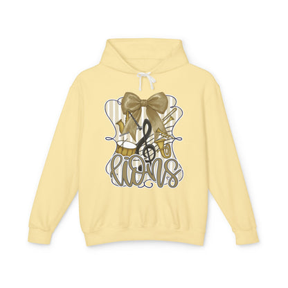 Adult Lions Coquette Band Hoodie - Comfort Colors