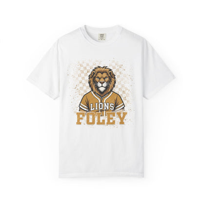 Foley Lions Grunge T-shirt - Comfort Colors