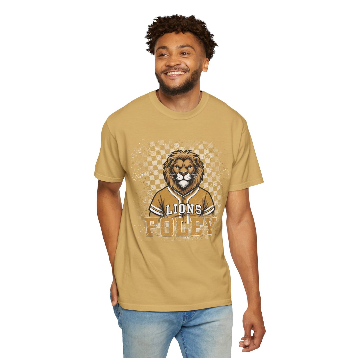 Foley Lions Grunge T-shirt - Comfort Colors