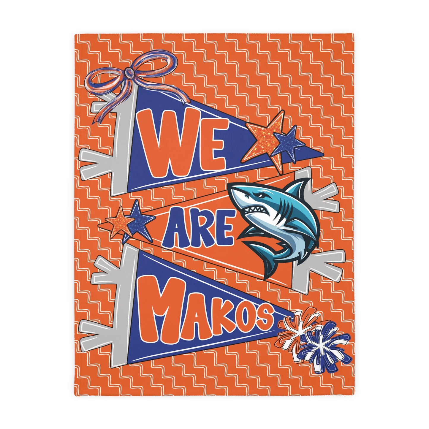 We Are Makos 2 Sided Plush Blanket