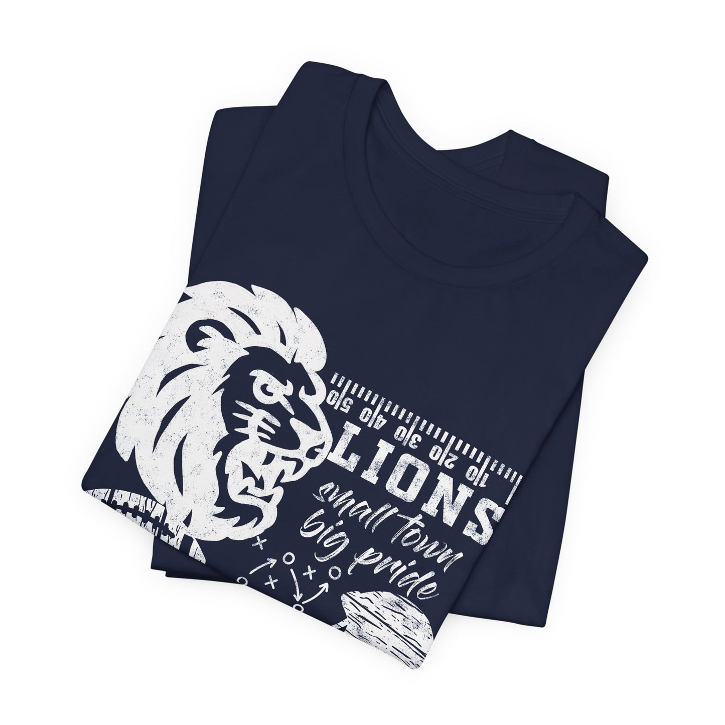 Lion Small Town Big Pride Tee - Bella Canvas