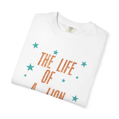 Adult Life of a Lion Faux Glitter - Comfort Colors