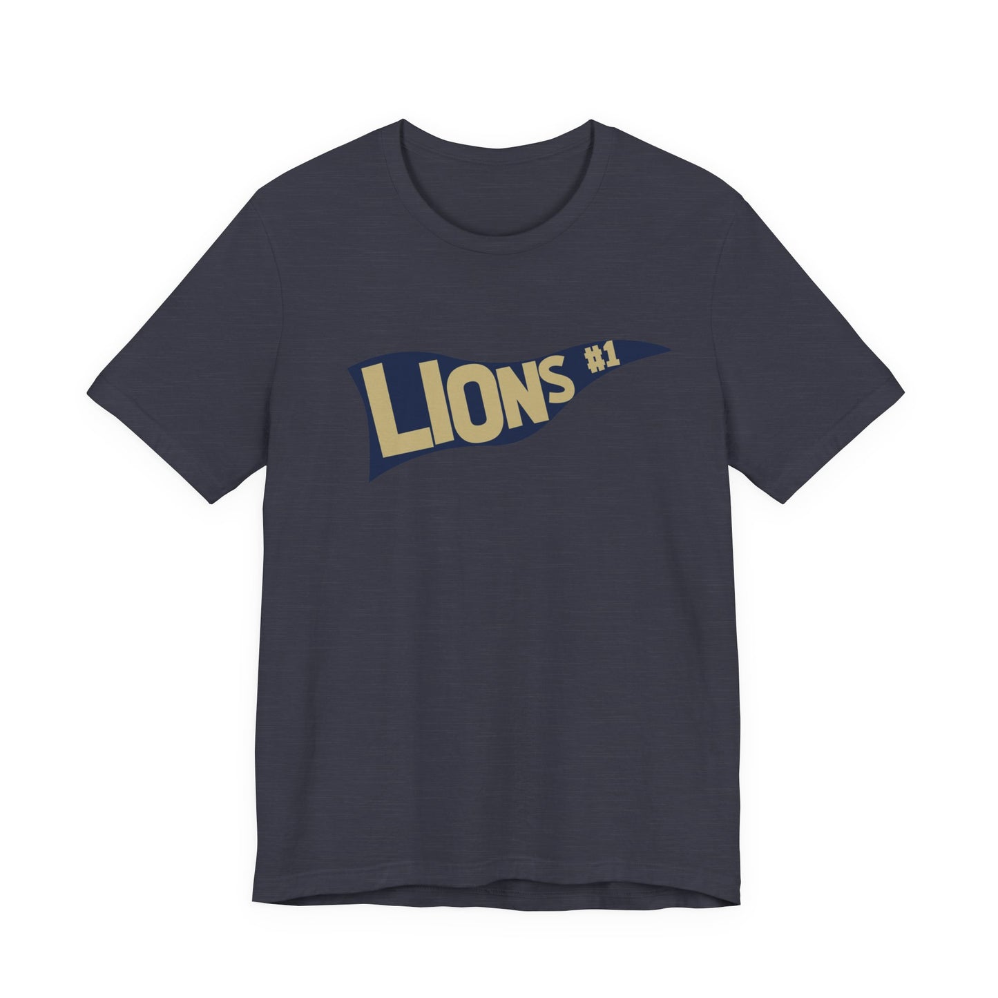 Adult #1 Lions Unisex Jersey Tee - Bella Canvas