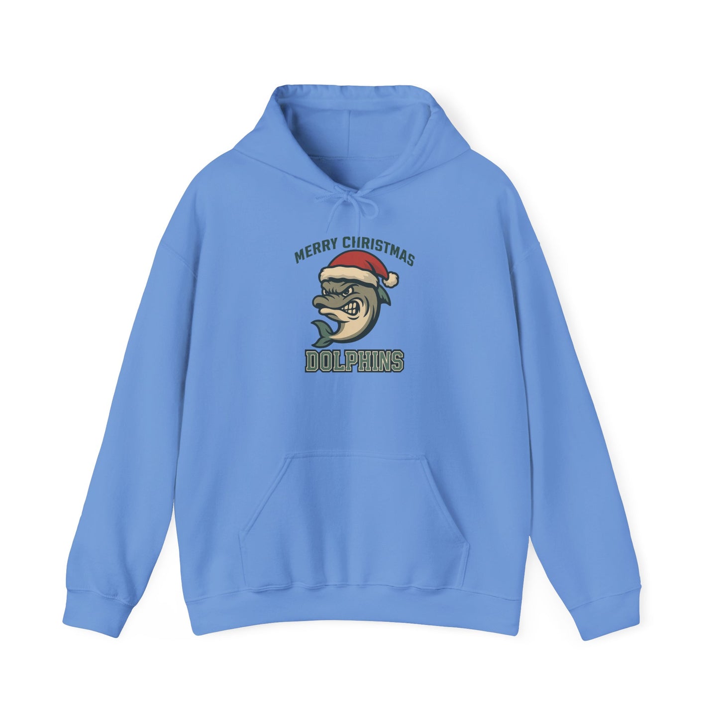 Merry Christmas Dolphin Hoodie - Gildan