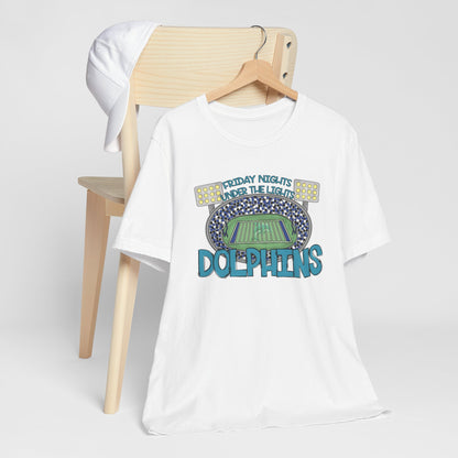 Adult Dolphins Friday Nights Under the Lights Tee