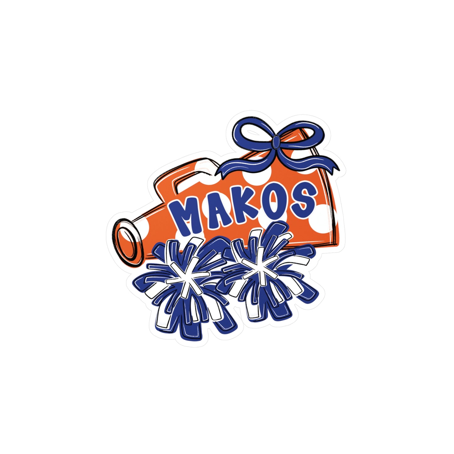 Makos Cheerleading Vinyl Decals