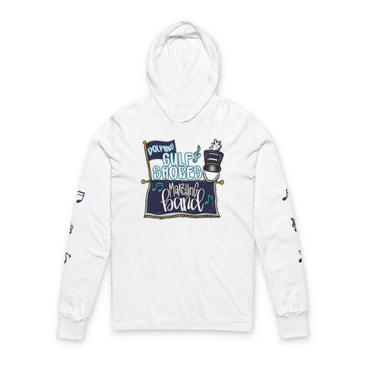 Gulf Shores Marching Band Hooded Tee - Bella Canvas