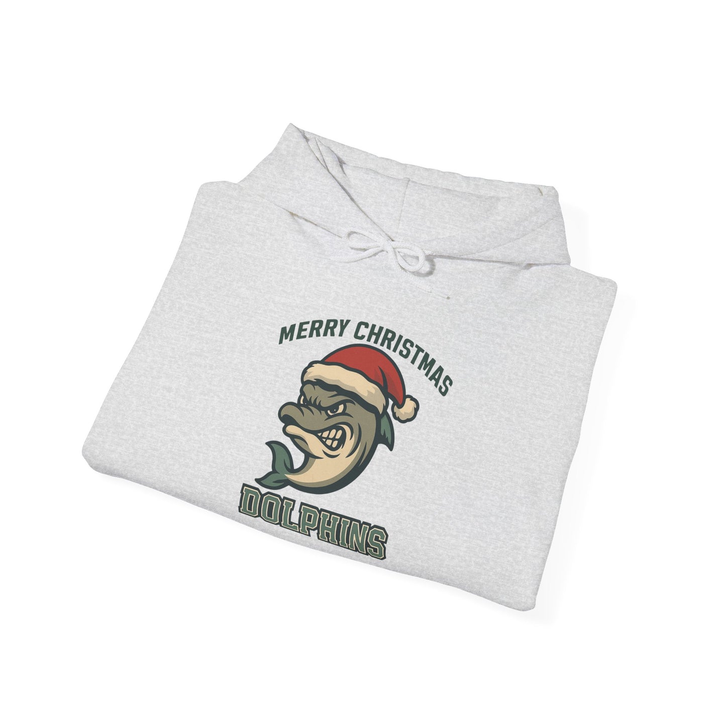 Merry Christmas Dolphin Hoodie - Gildan