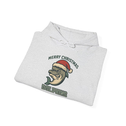 Merry Christmas Dolphin Hoodie - Gildan