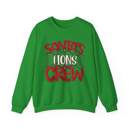 Santa's Lions Crew Sweatshirt - Gildan