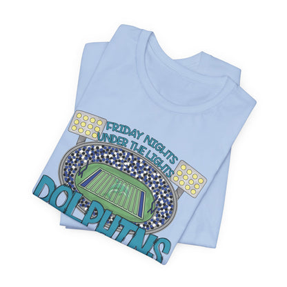 Adult Dolphins Friday Nights Under the Lights Tee