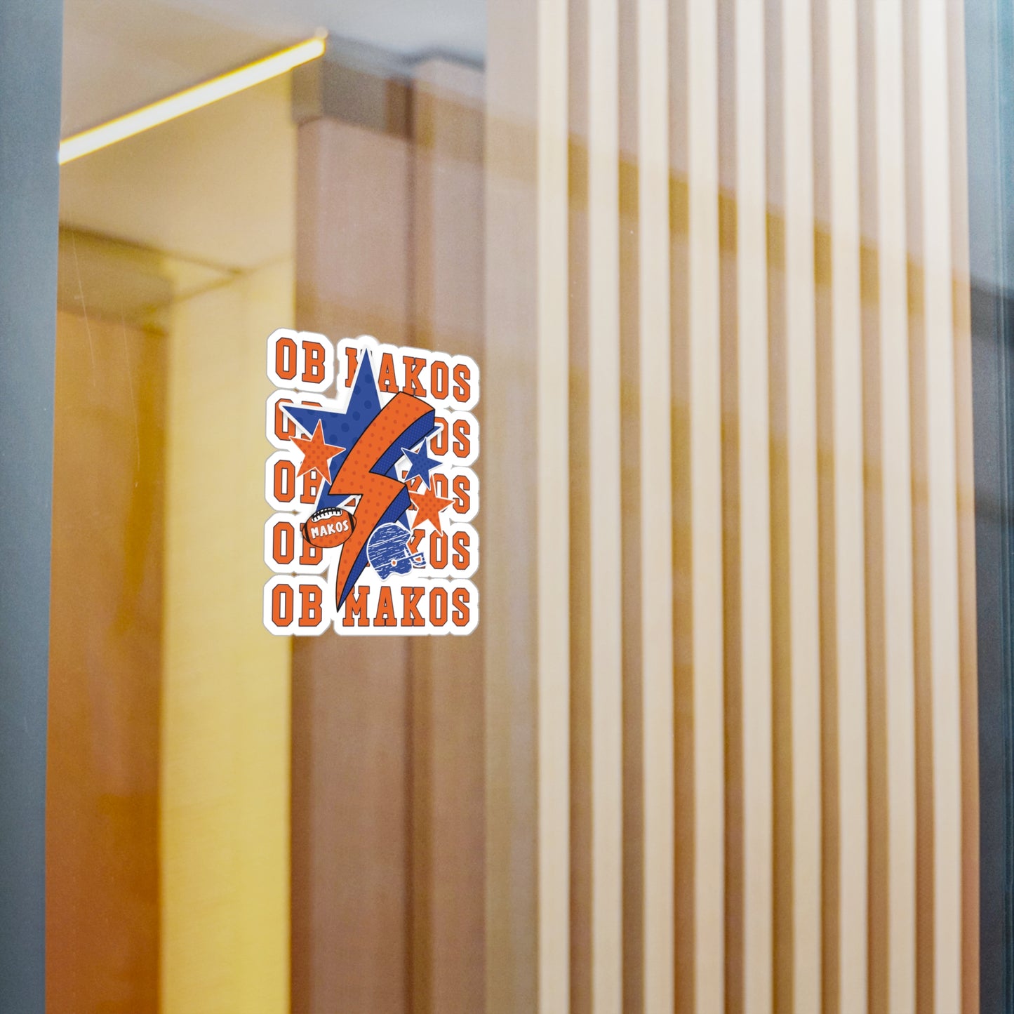 Makos Football Spirit Vinyl Decals