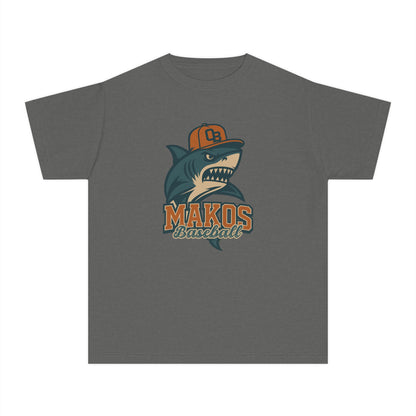Makos Youth Baseball Tee - Comfort Colors