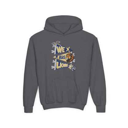 Youth We Are Lions Pennant Hoodie