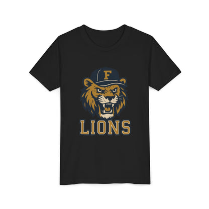 Youth Retro Roaring Lions Tee - Bella Canvas