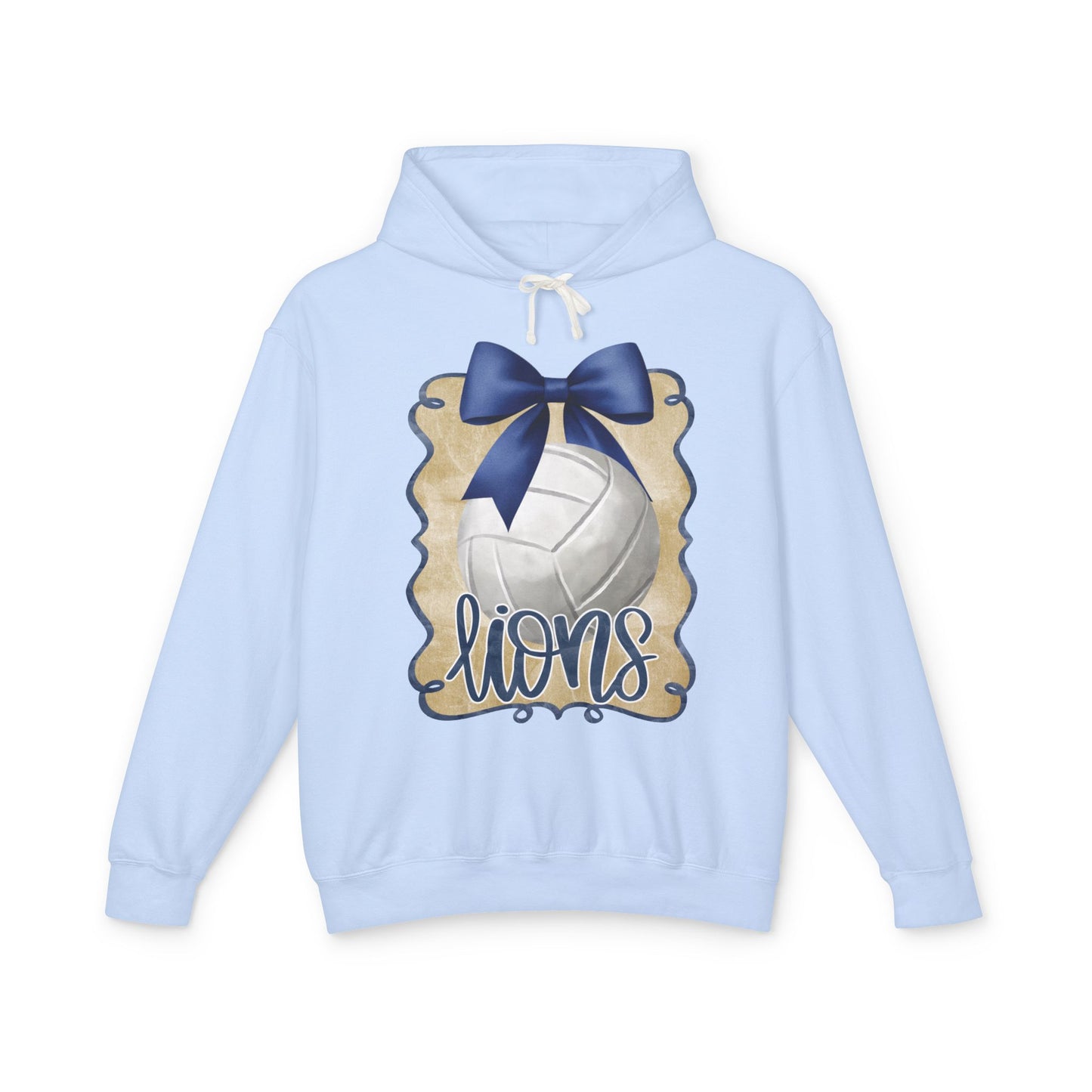Adult Foley Lions Volleyball Hoodie – Comfort Colors